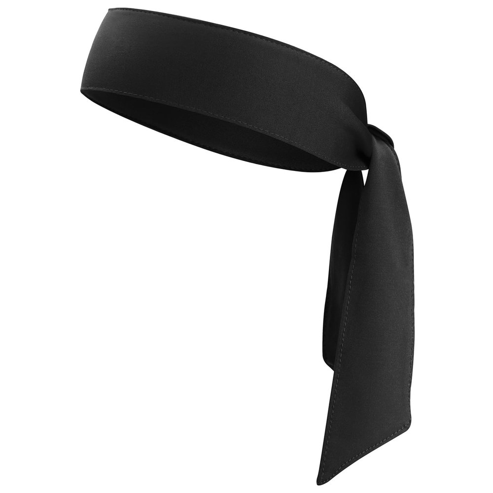 ONUPGO Head Ties Headband for Men Women, Adjustable Sports Sweatband Ninja Headband Karate Tie Back, Sweat Wicking Workout Head Band for Sports, Running, Tennis, Yoga, Soccer (Black)
