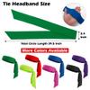 ONUPGO Head Ties Headband for Men Women, Adjustable Sports Sweatband Ninja Headband Karate Tie Back, Sweat Wicking Workout Head Band for Sports, Running, Tennis, Yoga, Soccer (Black) view 3
