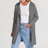2023 White Winter Coats for Women Fall Shackets Black Pea Coat for Women Duffle Coat Women Prime Today Deals of The Day view 3