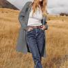 2023 White Winter Coats for Women Fall Shackets Black Pea Coat for Women Duffle Coat Women Prime Today Deals of The Day view 4