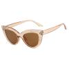Diamond Cat Eye Sunglasses Women Retro Jeweled Rhinestone Sun Glasses Sparkle Crystal Pearl Luxury Bling Eyewear (champagne) view 2