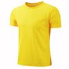 Huimingda Boys' Quick-Drying Short Sleeve T-Shirt Gym Outdoor Sports Running Athletic Tee Shirt Top Yellow A 14-16 Years view 1