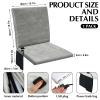 Thyle 4 Pieces Portable Heated Seat Cushion for Bleachers Foldable Heating Cushion 3 Mode Adjustable Heated Stadium Chair Bleacher Seat for Bleachers Indoor, Power Bank Not Included (Gray) view 2