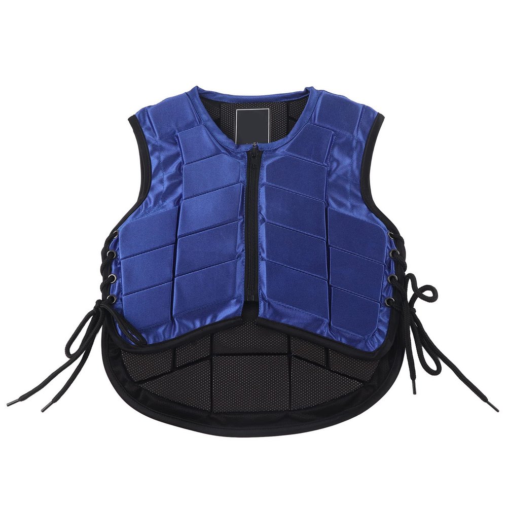 Children Horse Riding Vest, Foam Padded Soccer Practice Vest Shock Absorbing Kid Football Vest Adjustable Multi Functional Jacket for Kids Body Protector