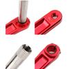 LSRRYD 170mm 175mm Mountain Bike Crankset Hollow Integrated Aluninium Crank Arm Set Bottom Bracket 68/73mm Mountain Bike Left Right Crankarm(Blue,175mm) view 4