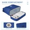 BAGAIL Travel Duffel Bag - Weekender & Overnight Gym Carry On Tote with Wet Pocket - Hospital Mom Bag for Labor & Delivery - Extra Large, Navy Blue view 4