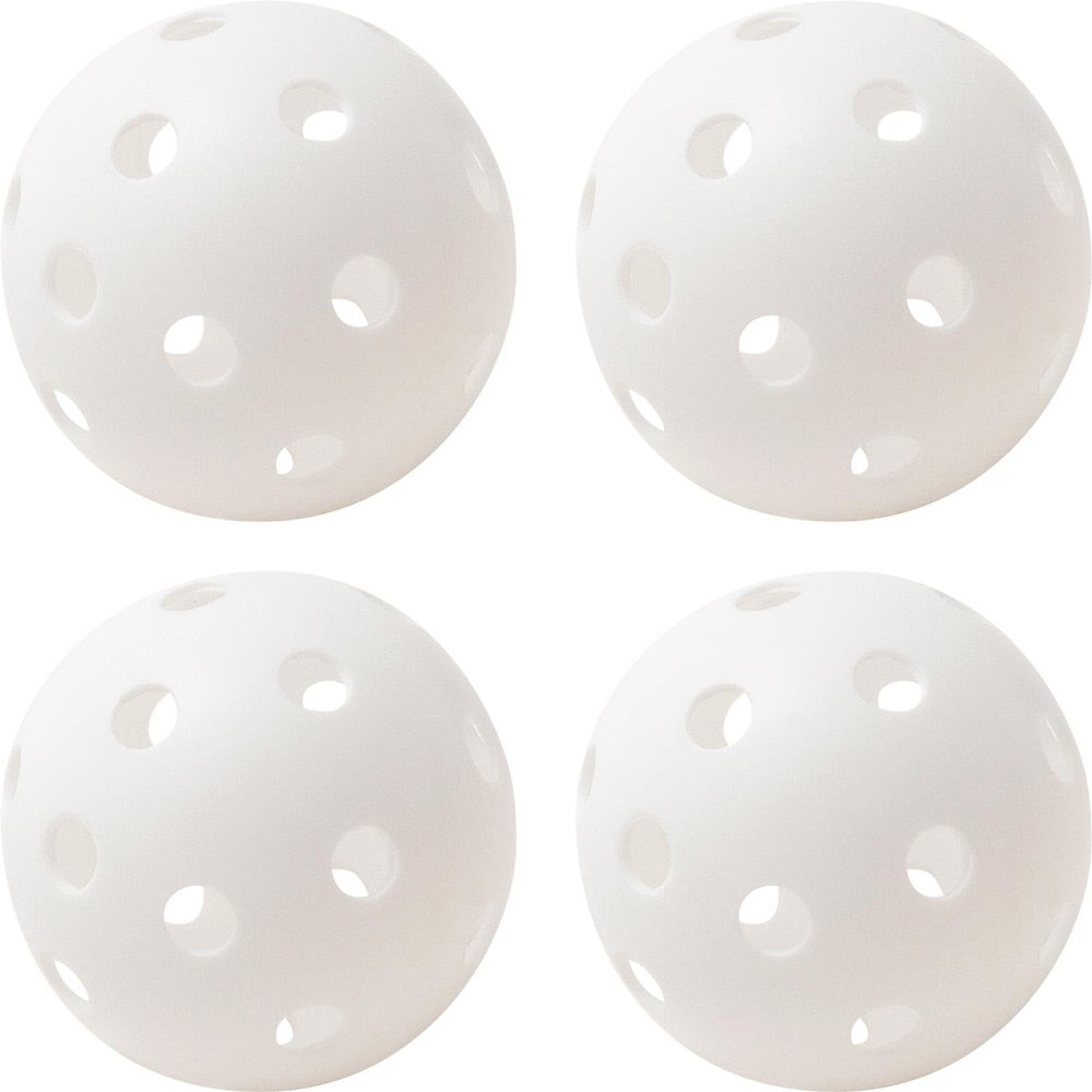 Unix BX18-28 Super Hit Ball, Training Balls, Training Balls, Baseball Practice Goods, White, Pack of 4