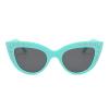 Diamond Cat Eye Sunglasses Women Retro Jeweled Rhinestone Sun Glasses Sparkle Crystal Pearl Luxury Bling Eyewear (blue) view 1