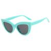 Diamond Cat Eye Sunglasses Women Retro Jeweled Rhinestone Sun Glasses Sparkle Crystal Pearl Luxury Bling Eyewear (blue) view 2