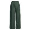 OMEWEE Women's Baggy Y2K Parachute Pants Elasitc Waist Wide Leg Track Pant Trousers Sweatpants Army Green XL view 1