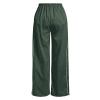 OMEWEE Women's Baggy Y2K Parachute Pants Elasitc Waist Wide Leg Track Pant Trousers Sweatpants Army Green XL view 2