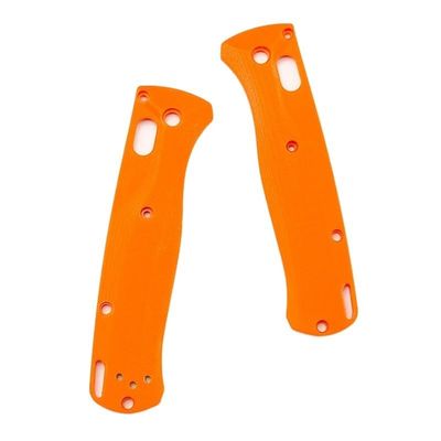 1 Pair Handle Patch Fits for Benchmade Bugout 535, Custom G10 Scales Handle (Size : Orange)