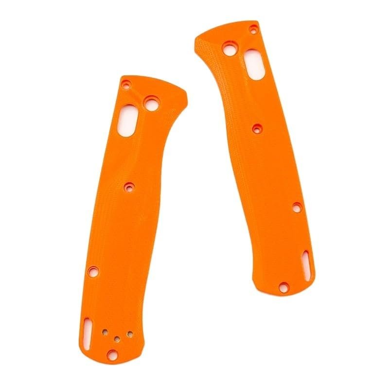 1 Pair Handle Patch Fits for Benchmade Bugout 535, Custom G10 Scales Handle (Size : Orange)