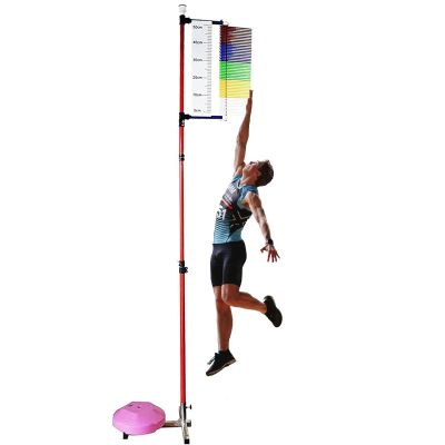 Adjustable Vertical Jump Tester,1.3-3.6 Meters Adjustable Vertical Jump Tester,with Stable Base,Fitness Training Jump Power Meter, Jump Measurement Tester