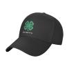 4-H Clover Baseball Cap Men Women 4-H Clover Outdoors Trucker Baseball Cap view 2