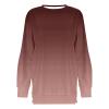 Ceboyel Women Tie Dye Long Sleeve Shirt Trendy Crewneck Sweatshirt Pullover Loose Fit Casual Tops Fall Fashion Clothes 2023 Sexy Sweaters for Women Coffee 2X view 3