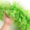 Ray Feather Lime Chandelle Turkey Feather boa 80g 2 Yards for Party Dancing Wedding DIY Craft Home Decoration Halloween Christmas Costume view 2