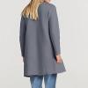 2023 Women Dress Coat Womens Long Winter Coats Womens Shacket with Side Pockets Petite Sweaters for Women Size Petite Todays Daily Deals Today Blue view 2
