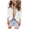 2023 Blazer Jackets for Women Cute Winter Clothes Women Fall Sweater for Women Workout Jackets for Women Tiktok Trend Items Prime Today White view 1