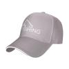 Fishing Hooks Reel Funny Hats Adjustable Trucker Baseball Cap Sports Women Men Gray view 4