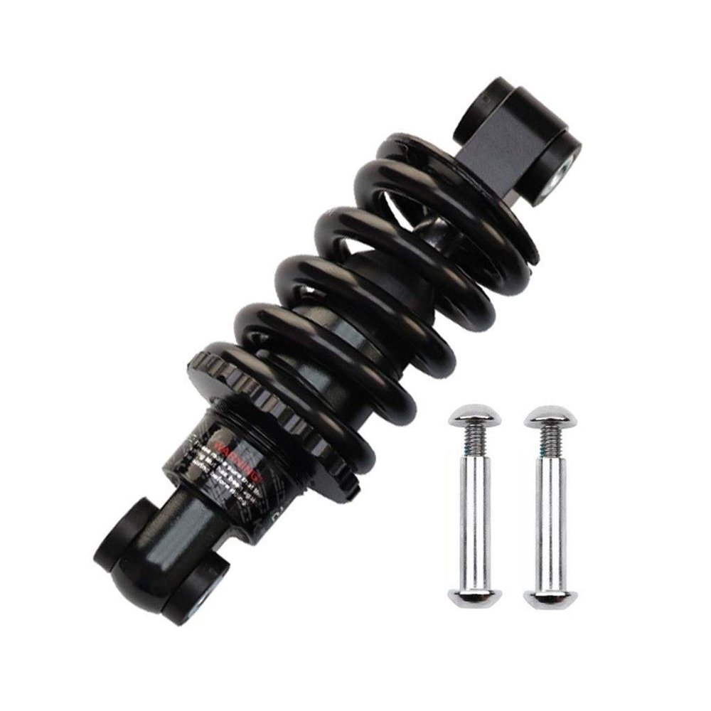 LvTu Bike Rear Shock Absorber Spring 125mm, with Bushing and Screw for XC Soft Tail, Electric Bikes, Scooter, Folding (Size : 1500 Lbs)