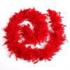 Ray Feather Red Chandelle Turkey Feather boa 60g 2 Yards for Party Dancing Wedding DIY Craft Home Decoration Halloween Christmas Costume view 3