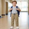 Bumeex Toddler Boy's Clothes Pants,Khaki Black Spring Fall Winter Trousers Bottom Outfits 5t view 2