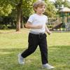 Bumeex Toddler Boy's Clothes Pants,Khaki Black Spring Fall Winter Trousers Bottom Outfits 5t view 3