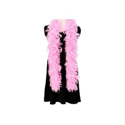 Ray Feather Pink Chandelle Turkey Feather boa 60g 2 Yards for Party Dancing Wedding DIY Craft Home Decoration Halloween Christmas Costume