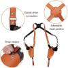 Shoulder Holster, Dual Gun Shoulder Holster PU Leather Concealed Carry Holster Adjustable Vertical Gun Holster for Right and Left Hand (Size : Brown) view 3