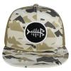 BASSDASH Flat Brim Trucker Cap Adjustable Snapback Hat Mesh Back for Men Women view 2