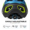 BATFOX Bike Helmet Mountain Bike Helmets for Men Women Adults MTB Bicycle Cycling BMX Bike Helmet(Blue Green,L(55-59CM)) view 3