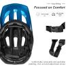 BATFOX Bike Helmet Mountain Bike Helmets for Men Women Adults MTB Bicycle Cycling BMX Bike Helmet(Blue Green,L(55-59CM)) view 4