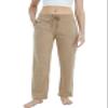 Willit Women's Cotton Sweatpants Yoga Lounge Open Bottom Sports Pants Straight Leg Casual Pants with Pockets Oatmeal L view 2