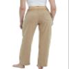 Willit Women's Cotton Sweatpants Yoga Lounge Open Bottom Sports Pants Straight Leg Casual Pants with Pockets Oatmeal L view 4