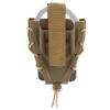 Handcuff Holster, Handcuff Case, Open Top Cuff Pouch for Duty Belt/Tactics Vest (Plastic-Brown) view 1
