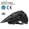 BATFOX Bike Helmet Mountain Bike Helmets for Men Women Adults MTB Bicycle Cycling BMX Bike Helmet(Matte Black,L(55-59CM)) view 2