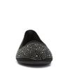 Splash Rhinestones Embellished Ballet Flats Black view 3
