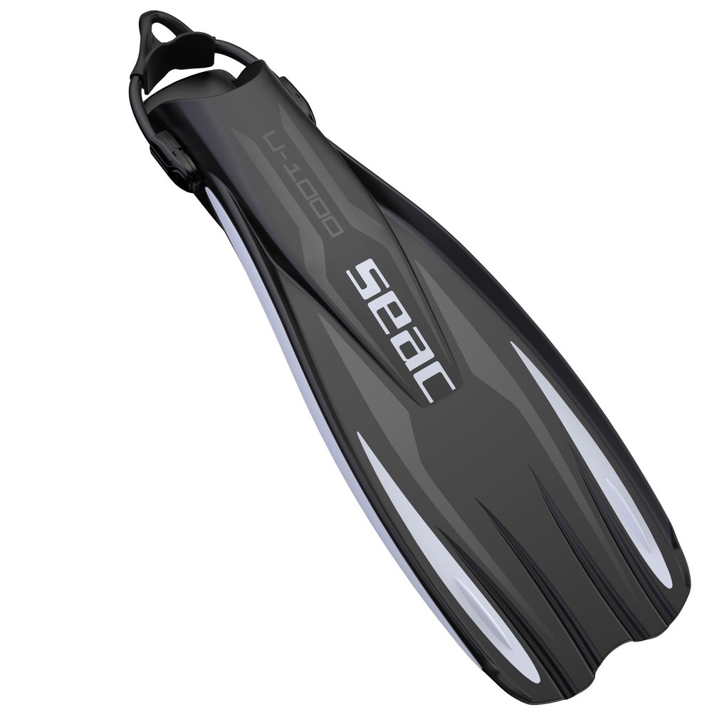 SEAC U-1000, Scuba Diving Fins for Recreational and Professional use, Made in Italy