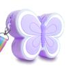 Girls Purse, Gifts Wallet for Girl, Crossbody Purse for Girls, Cute Mini Wallet, Novelty Small Shoulder Bag/Handbag for Girl with Detachable Strap(Butterfly) view 1
