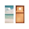 Skip's Garage Gulf Island Shore Waterproof Cornhole Boards - Includes (2) Boards (NO Bags) + (1) Black Carrying Case view 2