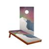 Skip's Garage Aurora Waterproof Cornhole Boards - Includes (2) Boards (Resin Bags) + (1) Case & (2) Hole Lights view 1