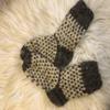 Made In Ukraine Hand Knitted Woolen Socks Organic Real Wool Wool socks for women and men, knit gift, wool accessories (Men's 12-12.5) view 3