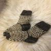 Made In Ukraine Hand Knitted Woolen Socks Organic Real Wool Wool socks for women and men, knit gift, wool accessories (Womens 10-10.5) view 2