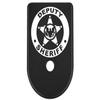 NDZ Performance Magazine Base Plate Finger Extension for Glock Gen 1-5 9mm 40 .357 SIG, Laser Engraved Black Anodized Aluminum Patriotic Images - Deputy Sheriff Eagle Logo view 1