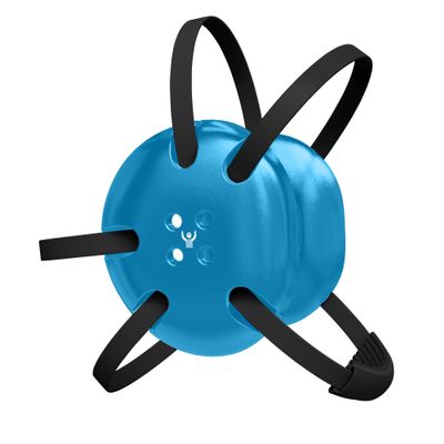 Great Call Athletics | Classic Wrestling Headgear w/ Black Straps Earguard Adult Grappling Head Gear Ear Guards MMA Jiu Jitsu (Powder Blue w/ Black Straps)