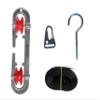 Zip Targets Drive Pulley Drop Kit, Carabiner, Cinch Strap, Cup Hook, Target Shooting, Target System, Zip Range view 1