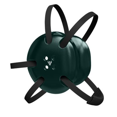 Great Call Athletics | Classic Wrestling Headgear w/ Black Straps Earguard Adult Grappling Head Gear Ear Guards MMA Jiu Jitsu (Dark Green w/ Black Straps)