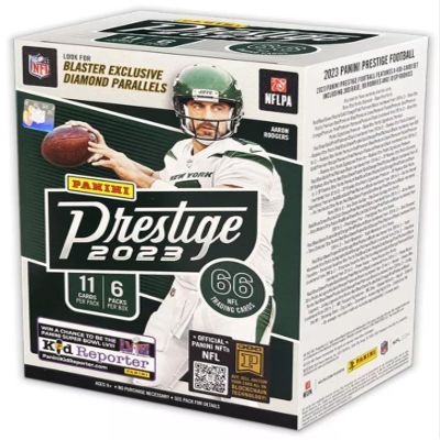 2023 Panini Prestige Football Trading Card Blaster - 66 Football Cards - Look for Rookies of CJ Stroud, Anthony Richardson, Will Levis, Bryce Young, and More!