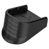 NDZ Performance Magazine Base Plate Finger Extension for Glock Gen 1-5 9mm 40 .357 SIG, Laser Engraved Black Anodized Aluminum Spiritual Images - Veritas Aequitas Bold view 2